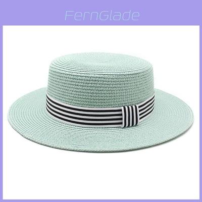 Summer Straw Hat For Women Men With Wide Brim Sun Protection Outdoor Beach Accessory