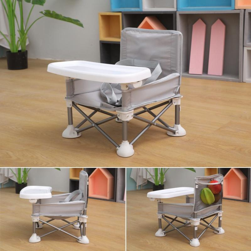 1Pc Portable Foldable Kids Dining Chair High Chair Compact Lightweight for Small Spaces Easy Storage Outdoor Travel cm