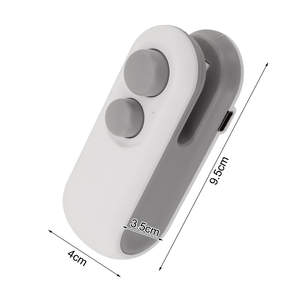 Mini Heat Bag Sealing Machine Portable Food Sealer For Chip Bags Plastic Package Sealer Clip White Blue 9.5cm