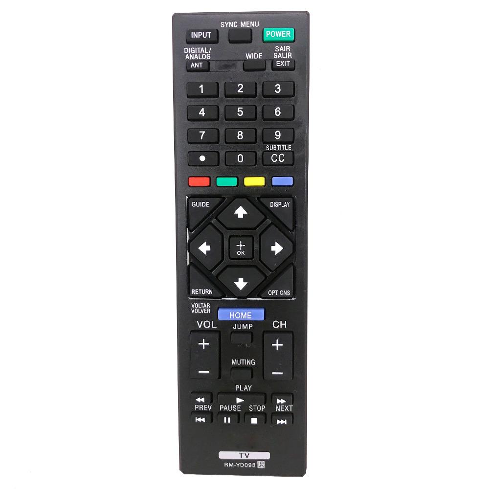 New Replace RM-YD093 For SONY LCD TV Remote Control KDL-40W600D KDL-32R435B KDL-32R425B