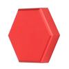 Estojo de Giz de Bilhar Magnético Hexagonal de Alumínio Seção Única Caixa de Giz para Taco de Sinuca para Hexagonal
