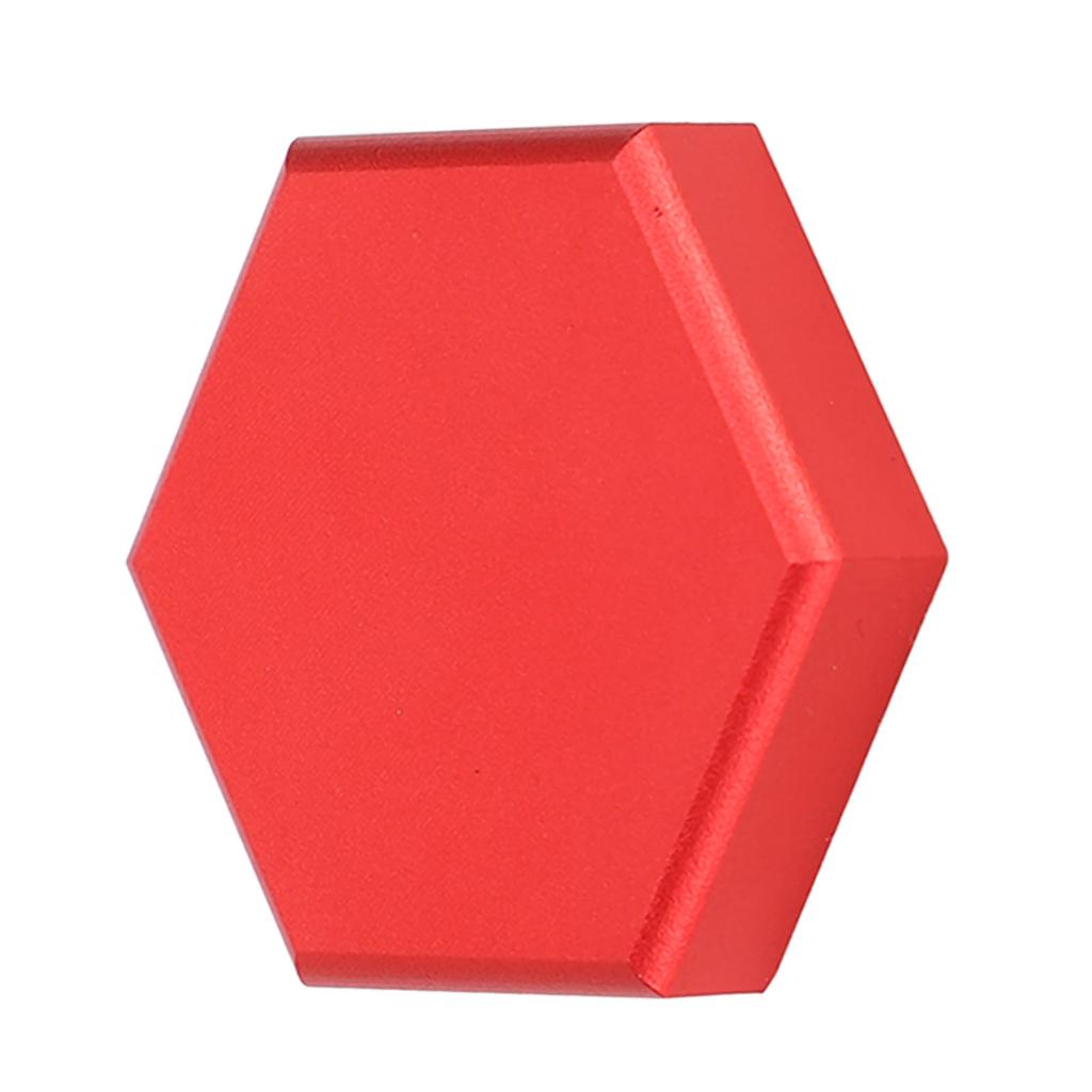 Estojo de Giz de Bilhar Magnético Hexagonal de Alumínio Seção Única Caixa de Giz para Taco de Sinuca para Hexagonal