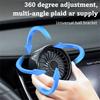 3-speed Car Air Outlet Clamp/Stand up Cooling Fan USB Charge Car Fan Neon Ambient Lights LED 360 Degree Summer Car Accessories