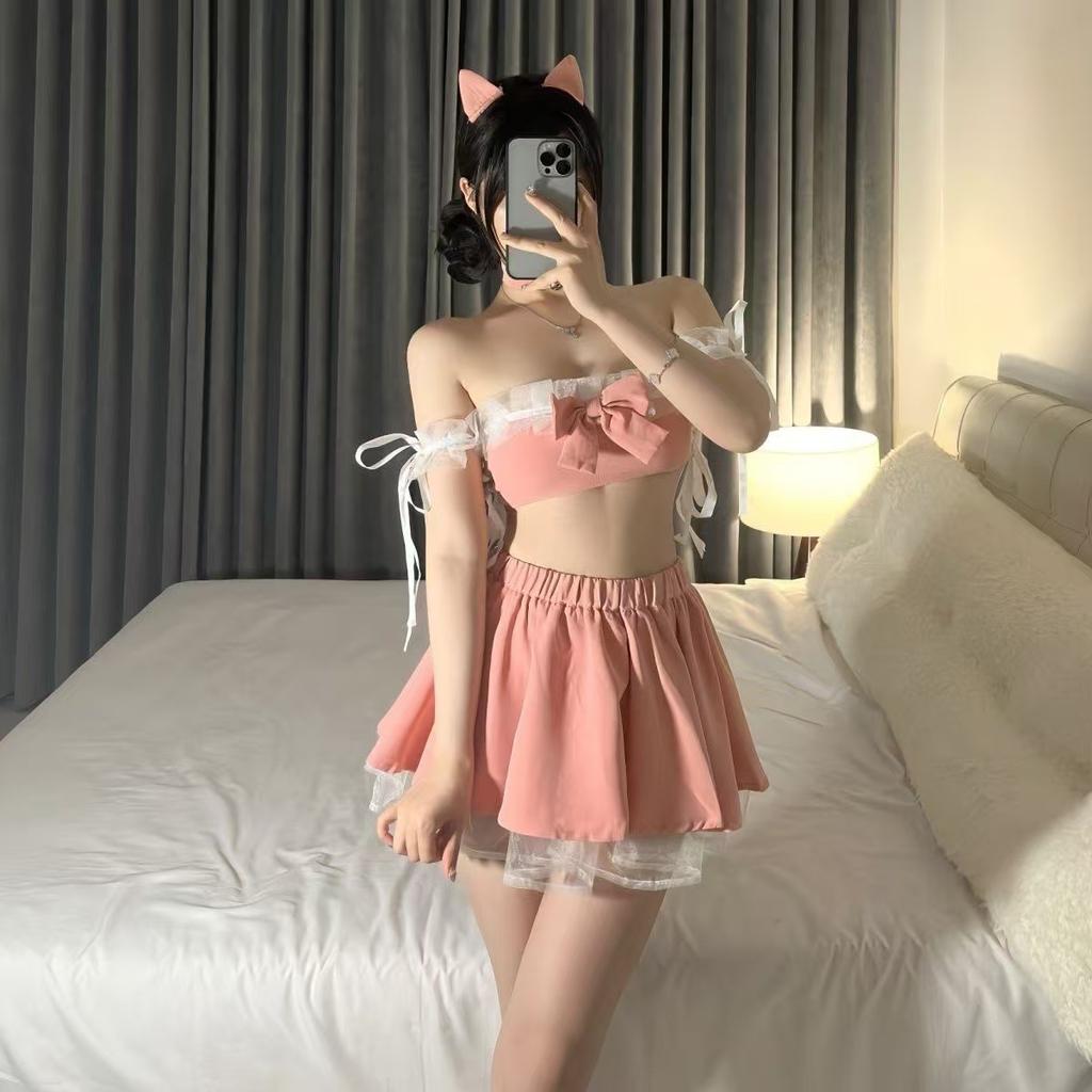 New sex lingerie pure desire cat maid suit sexy uniform cute temptation sleeping clothes
