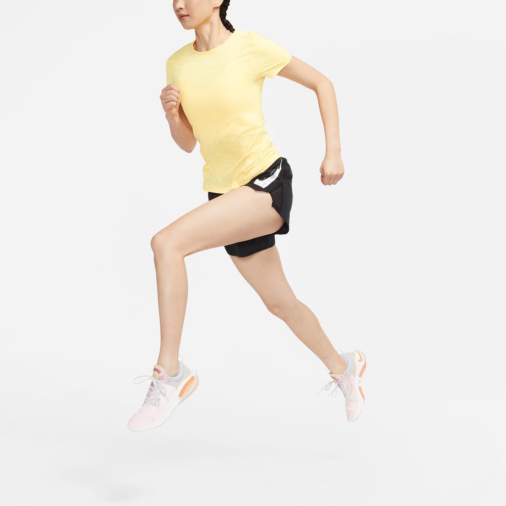 Nike Swoosh Run Breathable Woven Shorts Women Bottoms Black DD4924-010