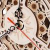 Tsukurundesu® Moving 3D Wooden Puzzle Series (LK503 Owl Clock) with Japanese Instructions