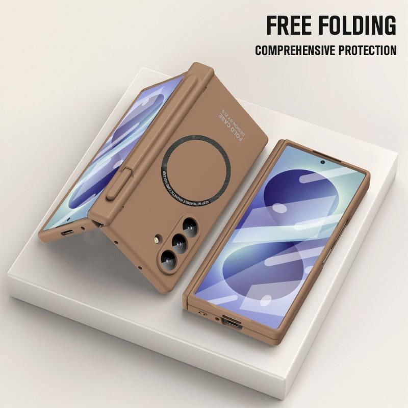 Magnetic Slim Case Galaxy Z Fold8 Ultra With Pen Slot Shockproof Hinge Protection PC Material