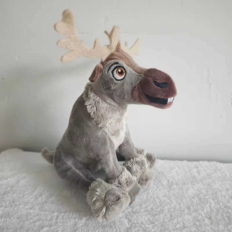 Sitting 18Cm Frozen Sven Stuffed Plush Toy Kawaii Reindeer Sven Soft Dolls Gifts