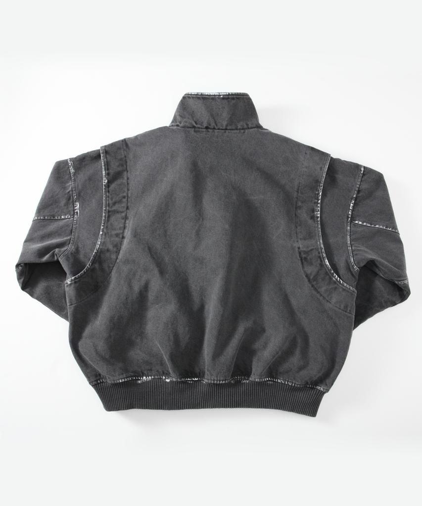 Demaden Stone Washed Volume Blouson Black