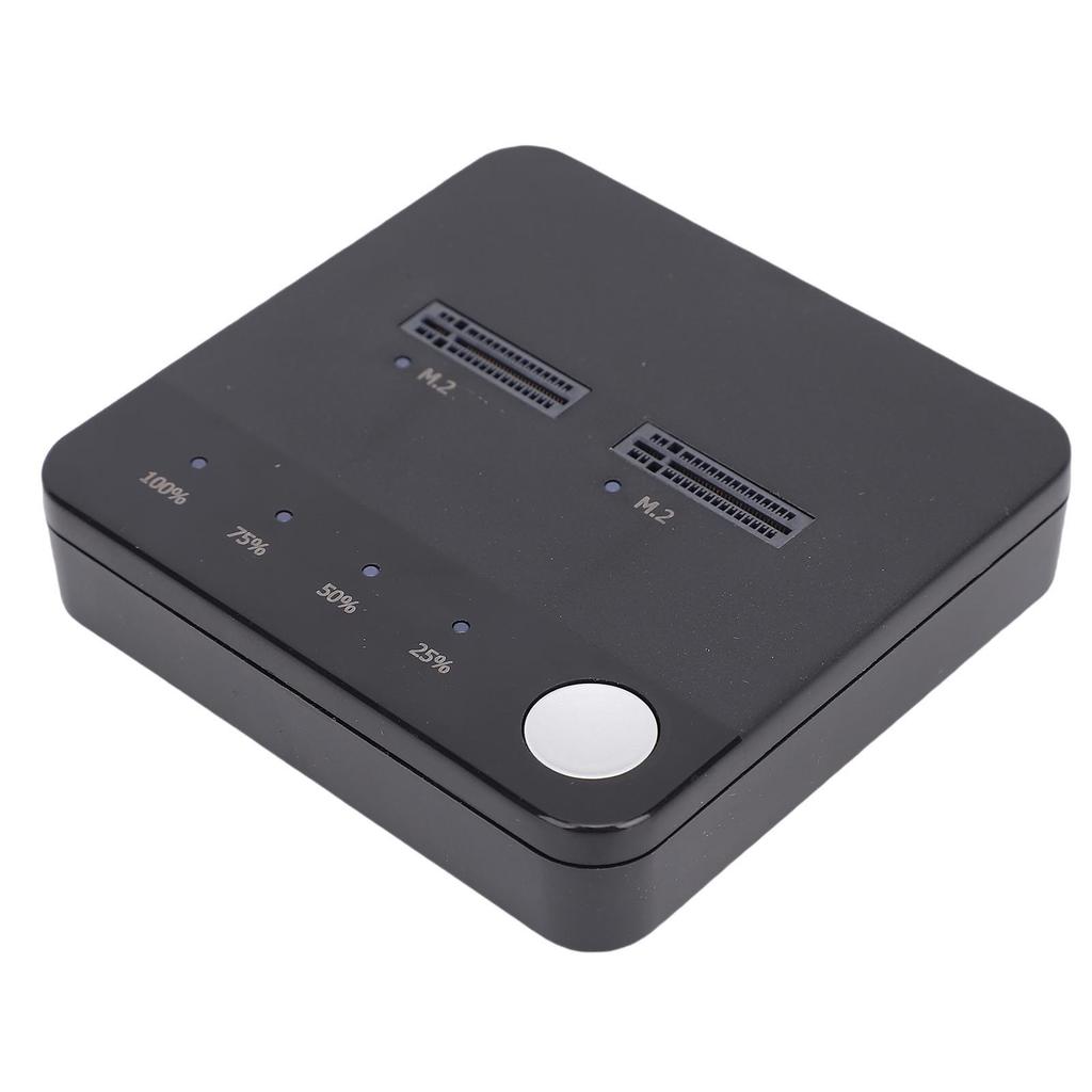 M.2 Hard Drive Duplicator Serial ATA To NVMe Cloner Dock Station Dual SSD Enclosure Support Offline Cloning UASP and