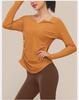 Women's Autumn/Winter Quick-Dry Yoga and Pilates Top - Long-Sleeved Fitness and Running T-Shirt