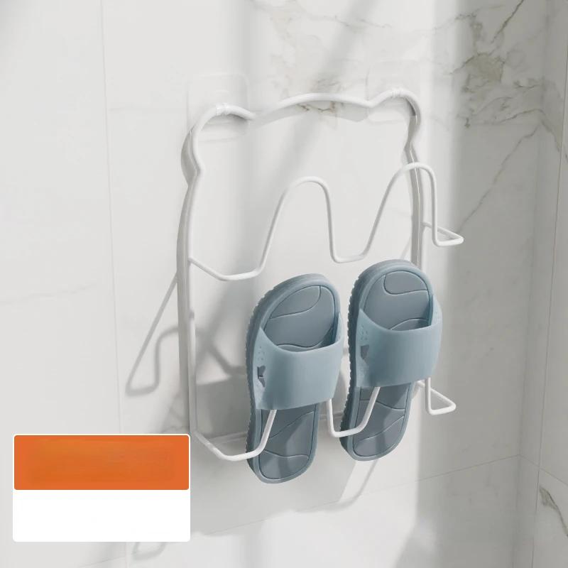 Простая металлическая вешалка для обуви стойка для сушки шлепанцев туалет ванная комната комната отдыха инструменты для хранения полка-органайзер для дома 5170₽