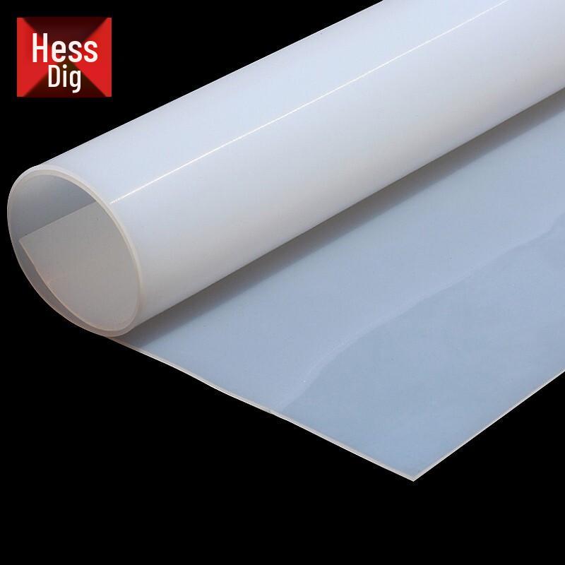 Hersdige JG-291 Transparent Silicone Rubber Sheet 1m x 1m x 10mm