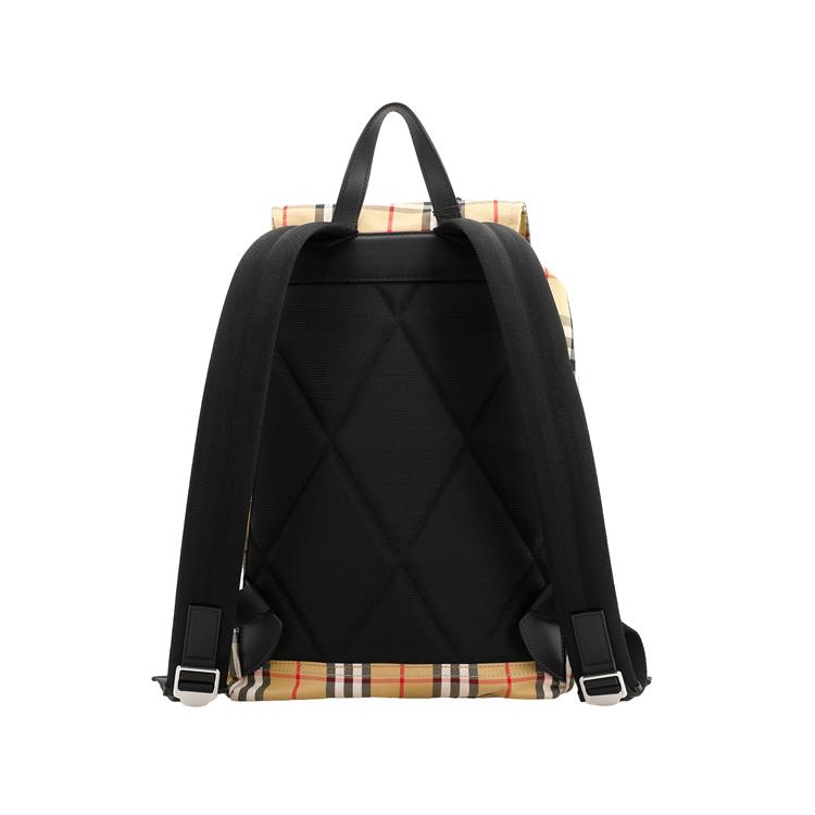Burberry Karostoff Rucksack Damenrucksack Gelb 80814761