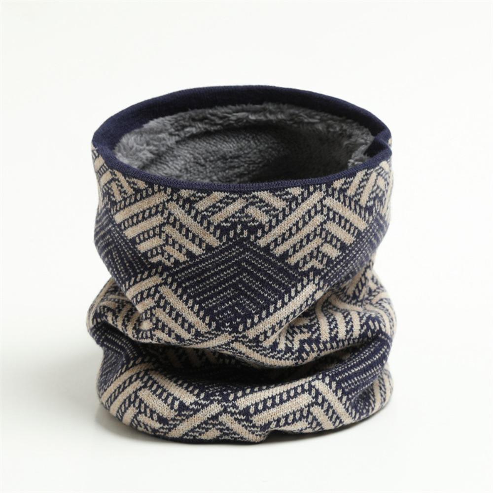 High Quality Fleece Lined Knitted Scarf Double-Layer Warmer Neck Tube Winter Neck Gaiter Thick Soft Riding Mask Woman/Men