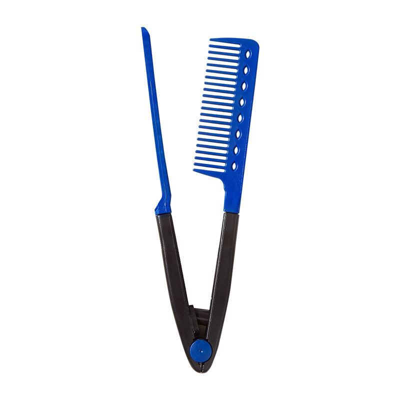 V Shape Hair Straightening Comb Heat Resistant Hair Styling Comb for Home Travel Beauty Hairdressing Tools GZW