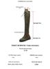 New Women's Over-the-Knee Round-Toe Martin Boots, Size 43 - Stylish European & American Design, Flat-Bottomed, In Stock