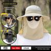 Men's Wide Brim UV Protection Sun Hat for Summer Outdoor Activities