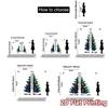 2pcs,Curtains Blue Christmas Tree Ornaments (2) Modern Modern Curtains Versatile Polyester Curtains Art Deco Festive Use for
