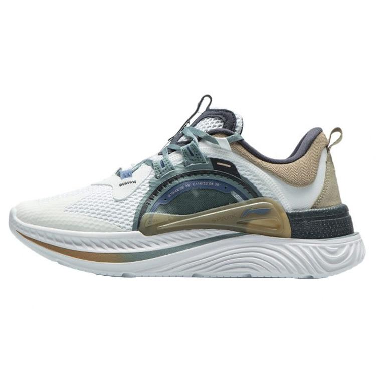 

Li Ning Spark Slip Resistant Abrasion Resistant Low top Sports Casual Shoes Men s White AGLR085-1 40