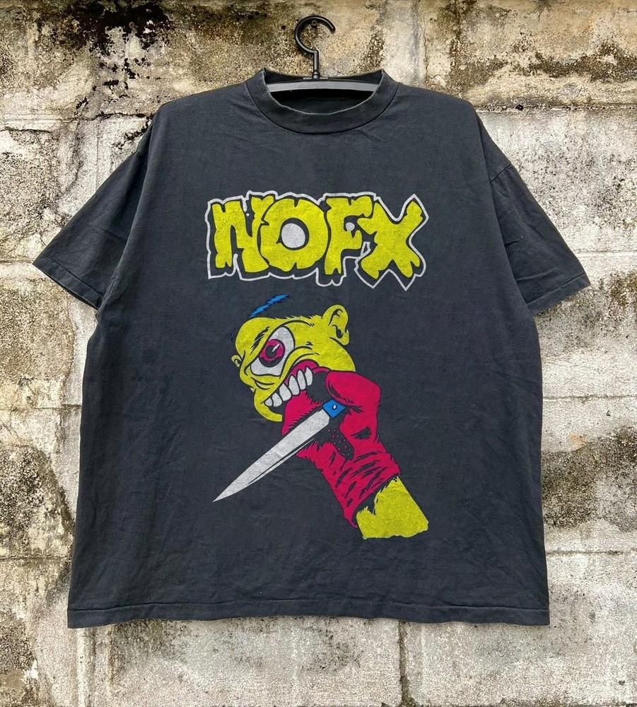 NOFX T-shirt VIntage Rock Band T-shirt Unisex Black T-shirt Size S-5XL