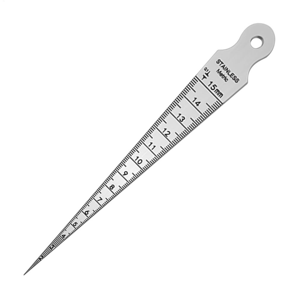 Aperture Gauge Precise Stainless Steel Taper Gauge Clear Numerical Identification Set For Automotive Repair Metalworking Gauging