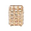 European Gold Crystal Makeup Brush Storage Tube