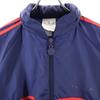 Adidas 80s Vintage Silver Tag 3 Lines Windbreaker M Navy Sports Jackets Men's Used