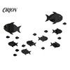 Marine Life Home Decor Fish Mirror Wall Stickers, Self Adhesive Ocean Decals, Removable Stickers 3D Art for Living Room Bedroom Bathroom Tile