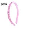 Velvet Lined Headband Thin Headbands for Girls Sparkly Sequin Hairbands Non-slip Bright For Cute Glitter Hair Accessories Children Toddlers
