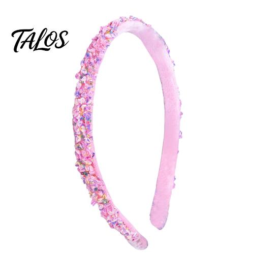 Velvet Lined Headband Thin Headbands for Girls Sparkly Sequin Hairbands Non-slip Bright For Cute Glitter Hair Accessories Children Toddlers