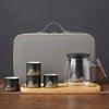 Vintage Elegant Ceramic Travel Tea Set