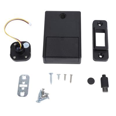 Fingerprint Cabinet Lock Smart Biometric Keyless Support USB Emergency Charge Child Safety Drawer