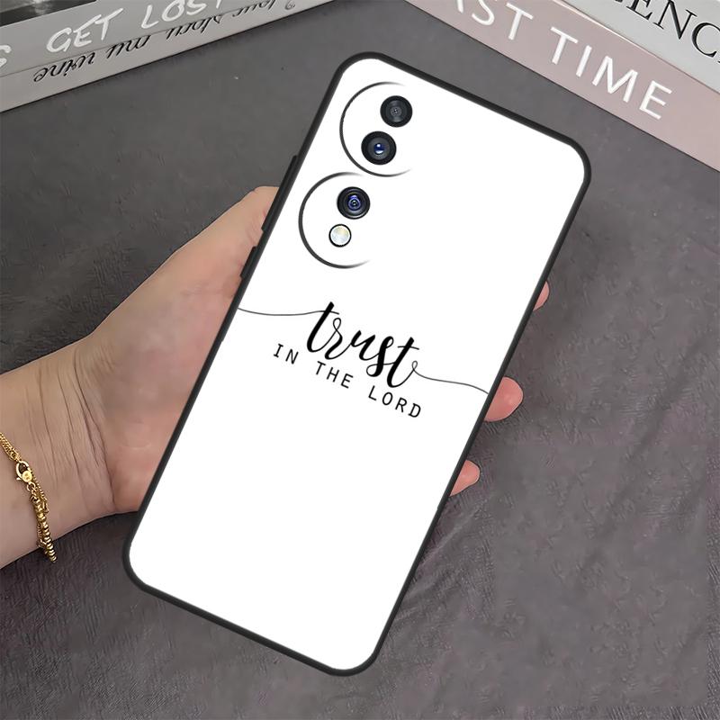 Christian Symbol Case For Honor X8b X9b X8 X9 X6a X7a X8a X9a Cover For Honor Magic 6 5 Pro 50 70 90 Lite