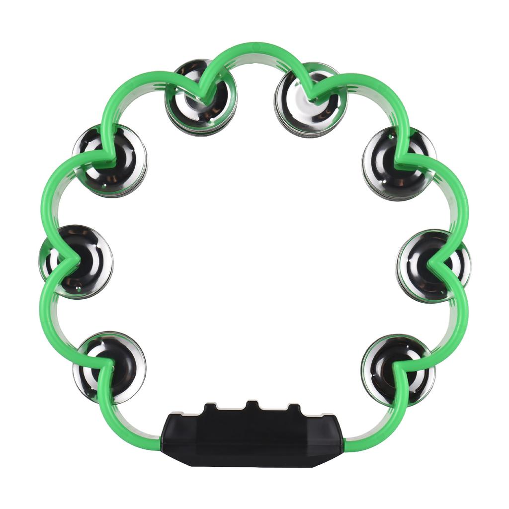 Tambourine for Adults Pleasant Jingle Sound Hand Cranked Bell Rings Metal Bell Sound Percussion