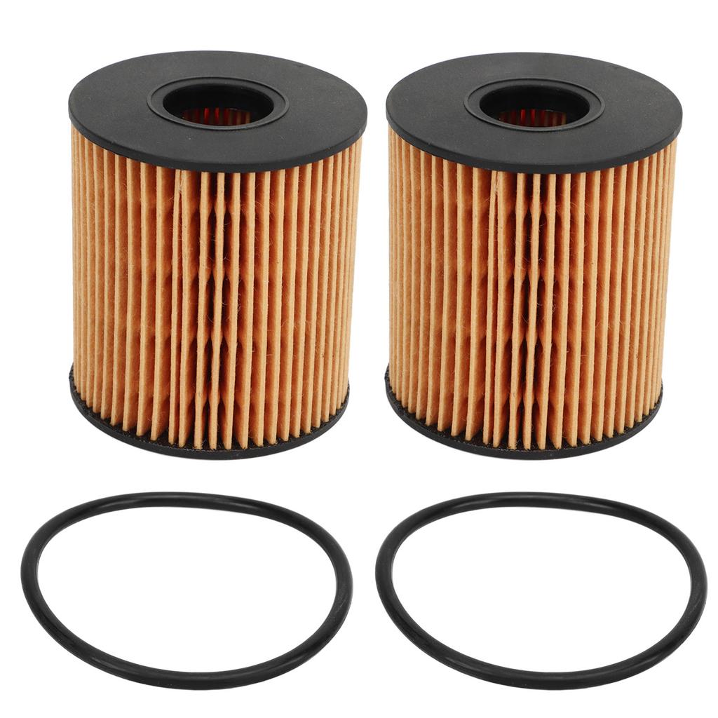 2Pcs Oil Filter 1109CK Engine Protection High Efficiency Long Lasting with Rubber Ring Replacement for Citroen Sega