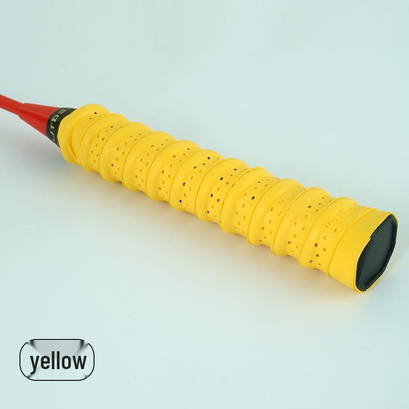 

Перфорированная нескользящая лента для обмотки ручек для бадминтона, тенниса, удочек и рогаток – Дышащая, влаговпитывающая обмотка для ручек