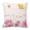 Happy Valentine's Day Theme Digital Printing Short Plush Pillow Covers for Car Sofa Office Cushion Cover Home Goods 60x60cm