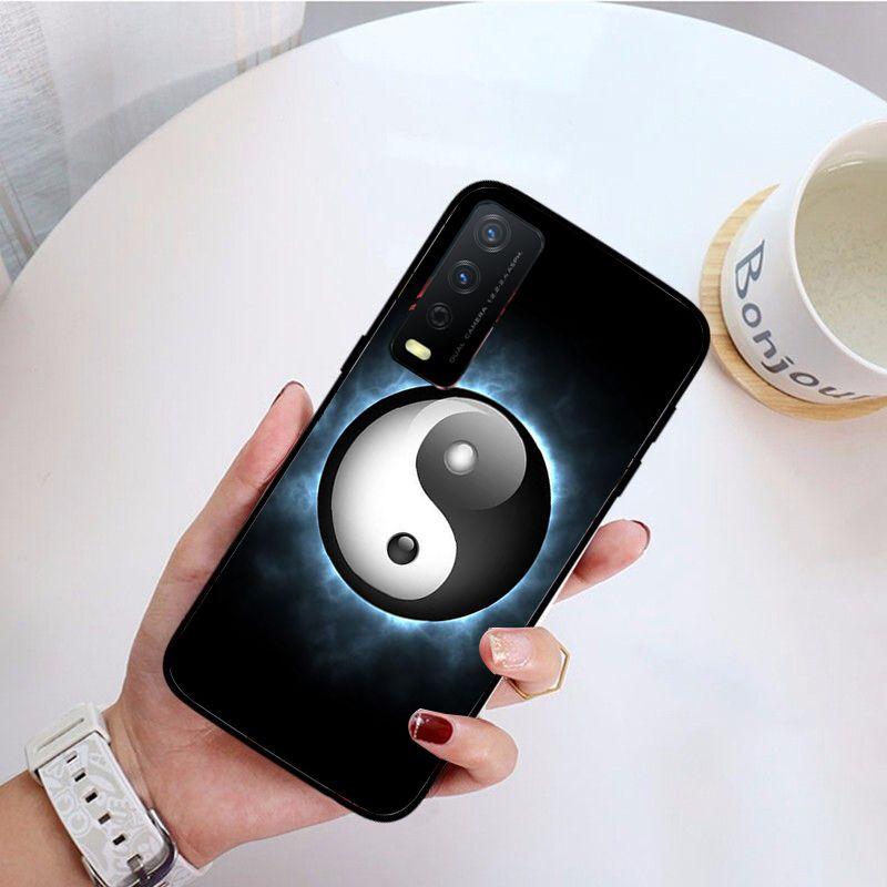 Yin yang ryba funda Kryt na telefon Pro vivo Y31 Y30 Y33S Y11S Y12S Y17 Y20 Y20S Y21 Y21S Y1S Y53S Y15 Y19 Y91C V23 5G Pouzdra coque