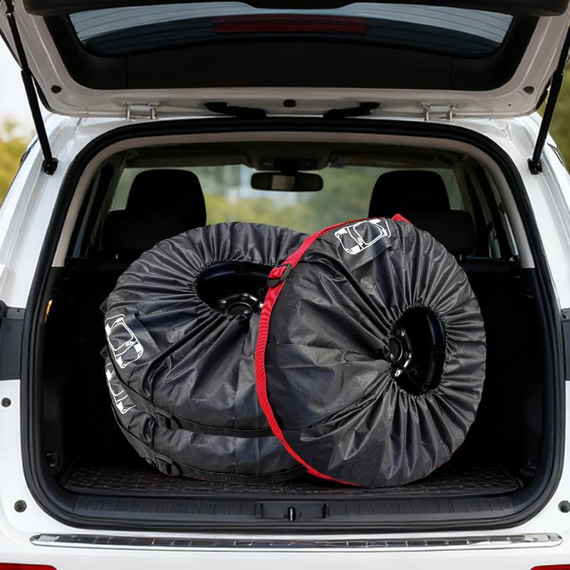 1/4Pcs Car Spare Tire Cover Dustproof Protective Wheel Storage Bag Auto Vehicle Tyre Accessories for Car Styling
