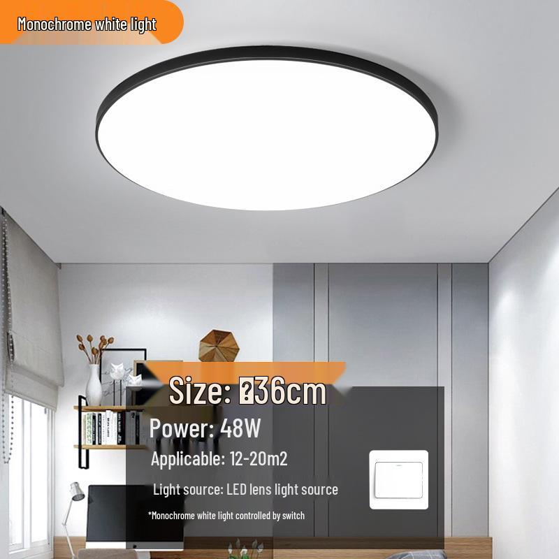 Round Waterproof LED Ceiling Light for Kitchen, Bathroom, Bedroom, Balcony, or Corridor