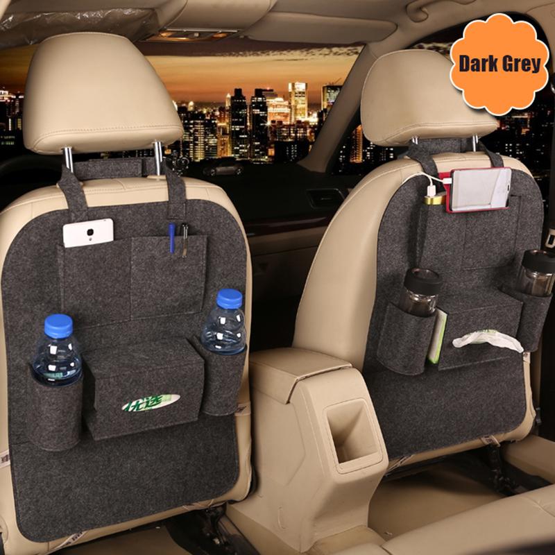 Car Universal Seat Back Organizer Multi-Pocket Storage Bag Tablet Holder Automobiles Interior Accessory Stowing Tidying
