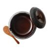Osaka Choseido Ohitsu Wooden Hollow Meshibitsu with Rice For 1 Approximately 1 Cup Spatula, Person,