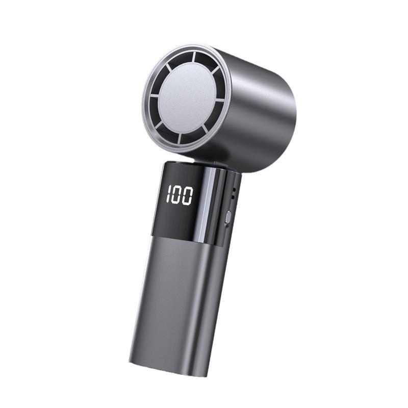 26-Speed Portable Digital Handheld Fan with Long Battery Life, USB Charging, and Silent Operation