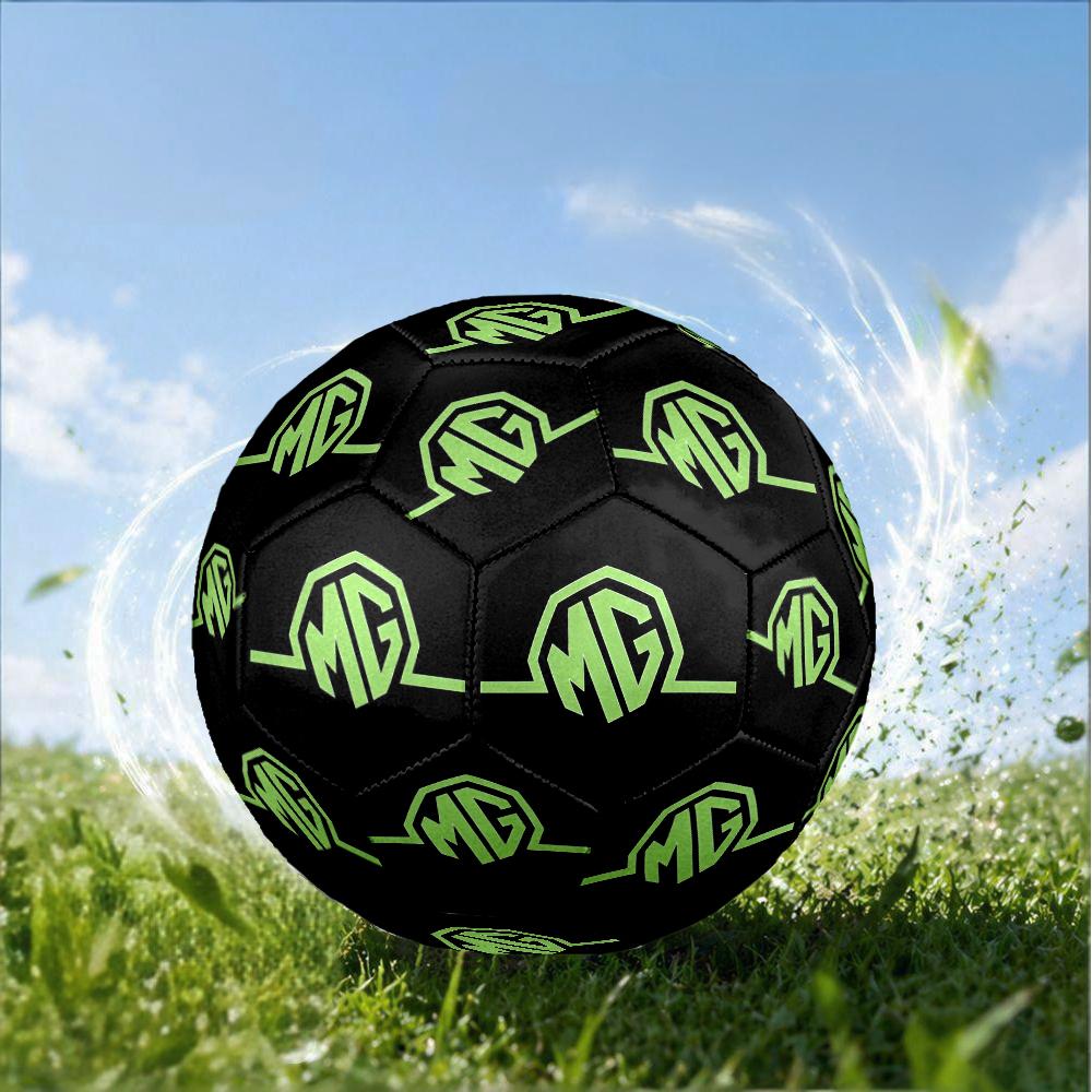 Mg Logo Design Inspiration Size 5 Soccer Ball,Indoor/Outdoor Suitable for Training Matches Tournaments Practice Games Perfect Gift for Fan