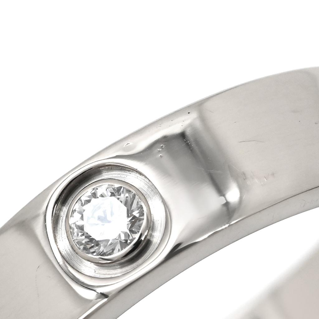 Cartier B4032500 Love Love Ring Half diamondRing Ring K18WG/diamond #20(JP Size) Array