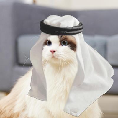 Head Wrap For Dogs Middle Eastern Pet Dress Up Decorative Puppy Bandanas For Costume Cosplay Party Daily Gathering Outdoor Home