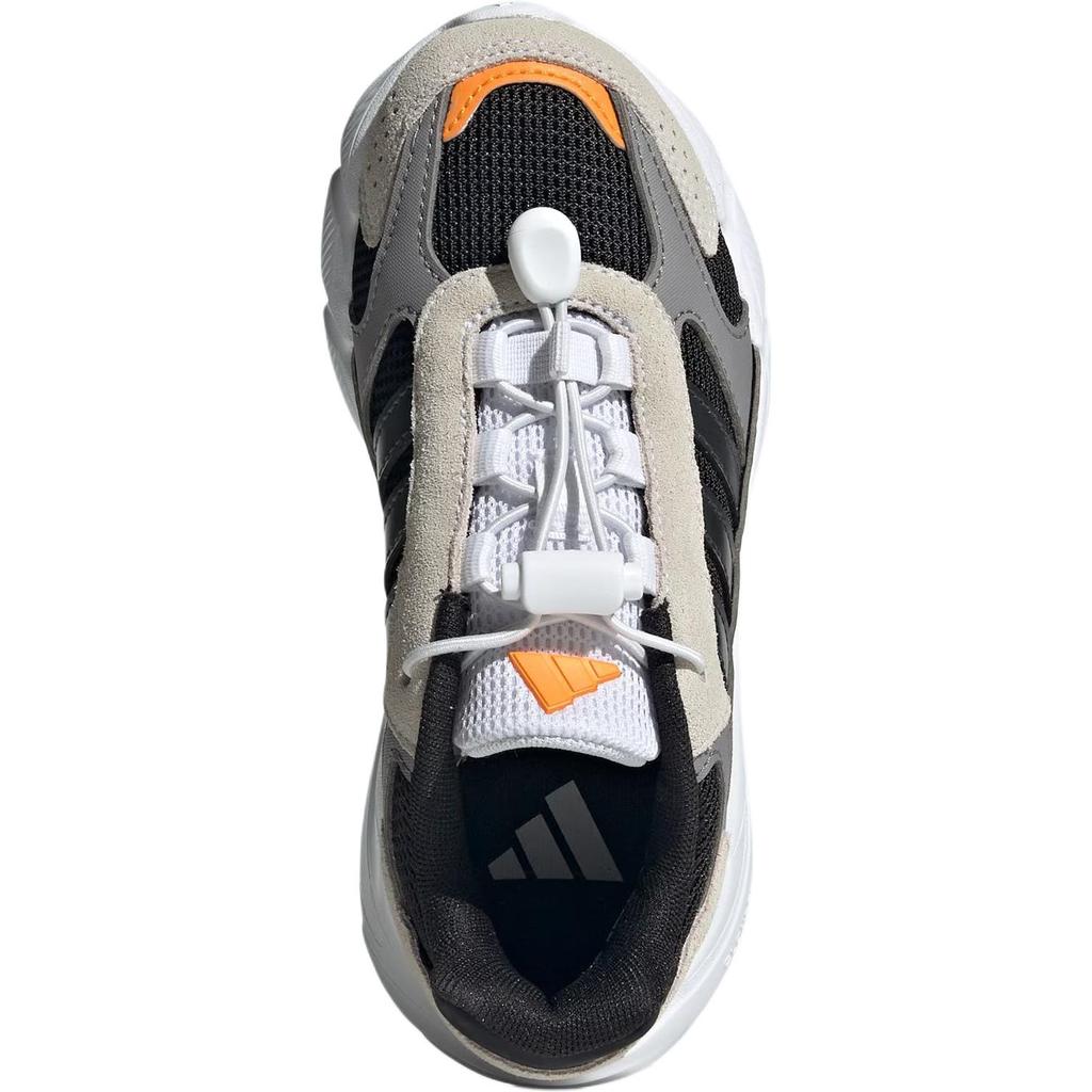 Adidas CRAZYCHAOS 2000 Mesh Abrasion Resistant Breathable Low top Kids Lifestyle Shoes Gray Black Kids' IH0913