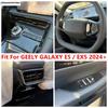 Accessoires de Garniture pour Bouton de Leve-Vitre / Volant / Sortie d'Air Arrière / Sortie d'Air Centrale AC Pour GEELY GALAXY E5 / EX5 2024 2025