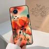 Red Corn Poppy Flower For Honor Magic 7 Lite 5 6 8 Pro Case For Honor 400 200 90 70 50 X8c X8b X9a X9b X9c X9d Win